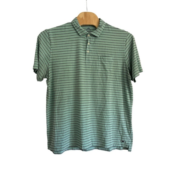 Peter Millar Other - Peter Millar Men's Golf Polo Shirt Size 2XL Blue. Striped Casual Comfort Logo